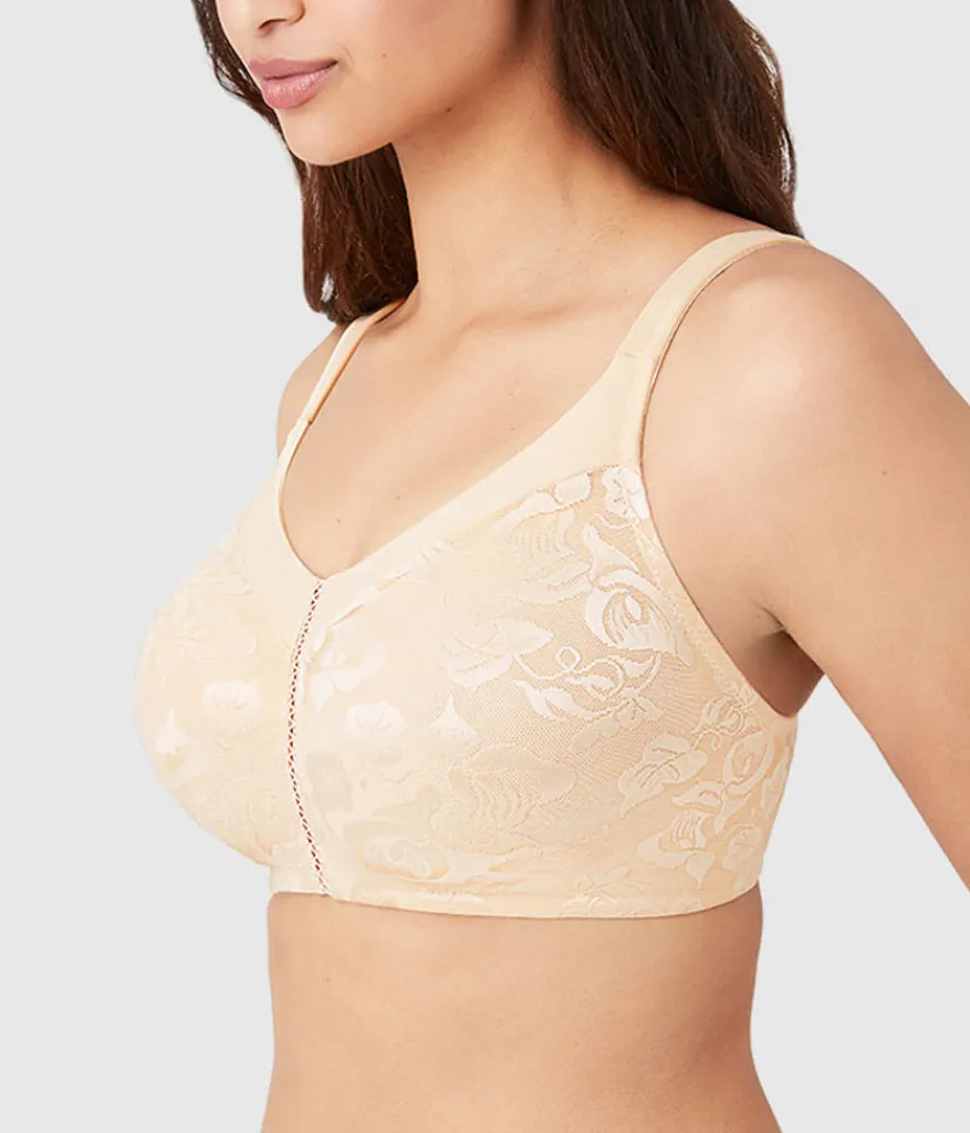 Wacoal Full Figure|Unlined * Awareness Full Figure Seamless Wire Free Bra Sand