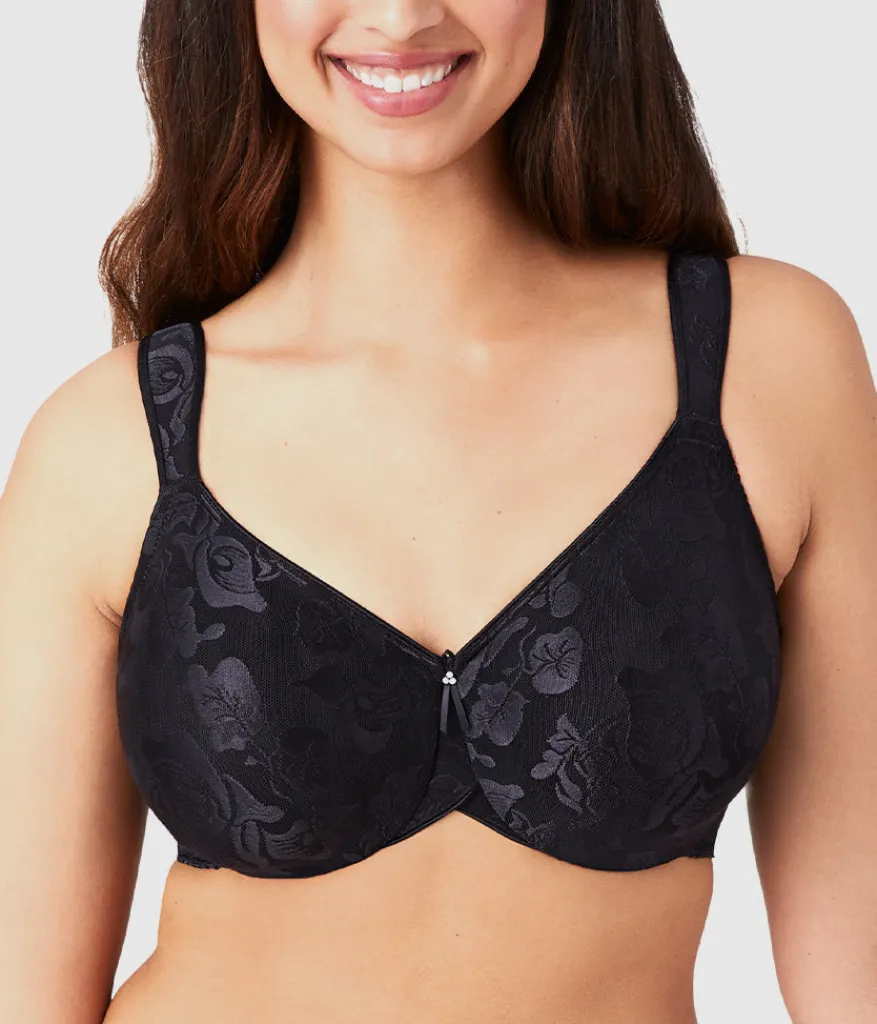 Wacoal Full Figure|Unlined * Awareness Underwire Bra Black