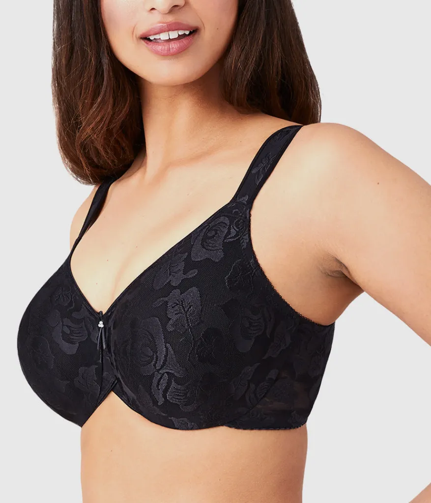 Wacoal Full Figure|Unlined * Awareness Underwire Bra Black