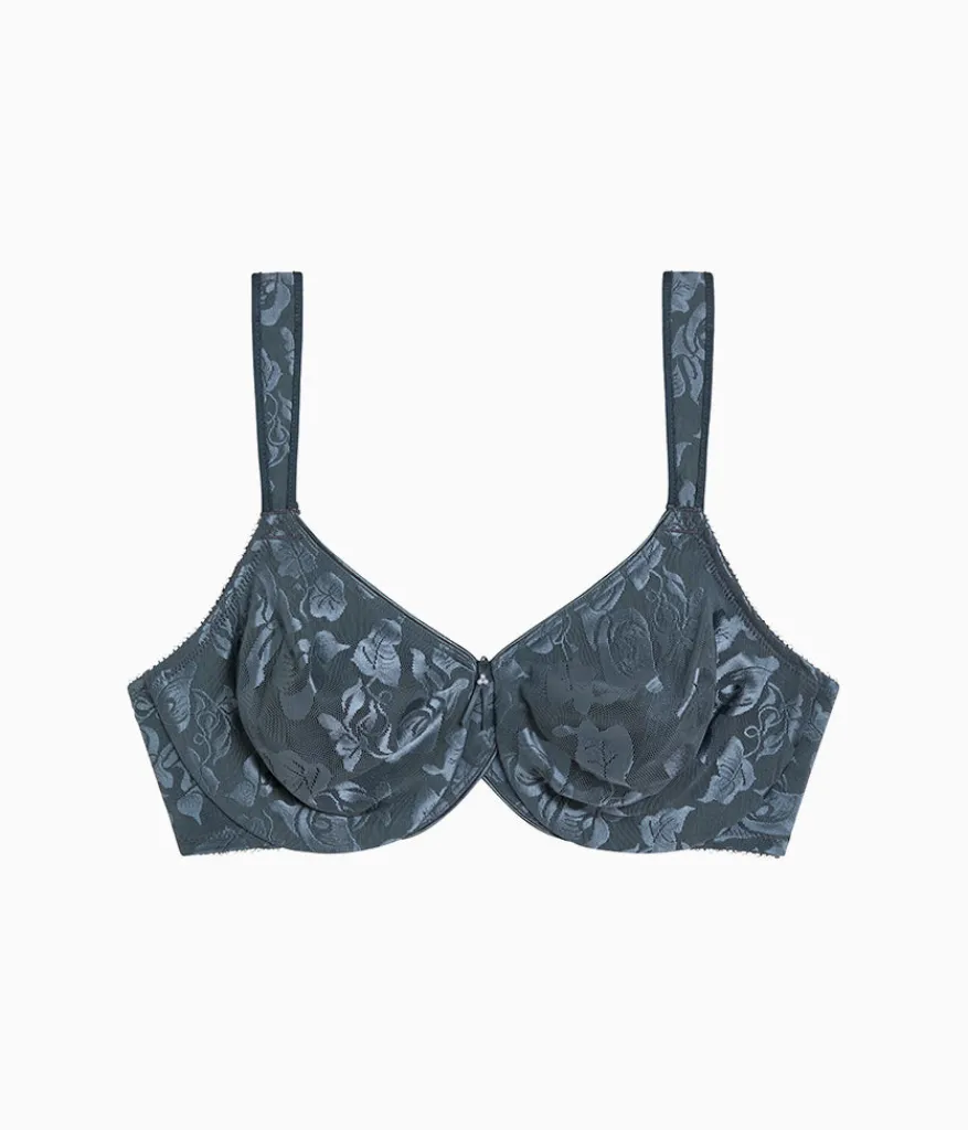 Wacoal Full Figure|Unlined * Awareness Underwire Bra Dark Slate