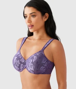 Wacoal Full Figure|Unlined * Awareness Underwire Bra Grape Compote