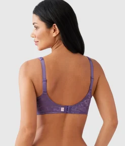 Wacoal Full Figure|Unlined * Awareness Underwire Bra Grape Compote