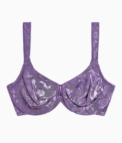 Wacoal Full Figure|Unlined * Awareness Underwire Bra Grape Compote