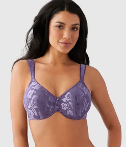 Wacoal Full Figure|Unlined * Awareness Underwire Bra Grape Compote