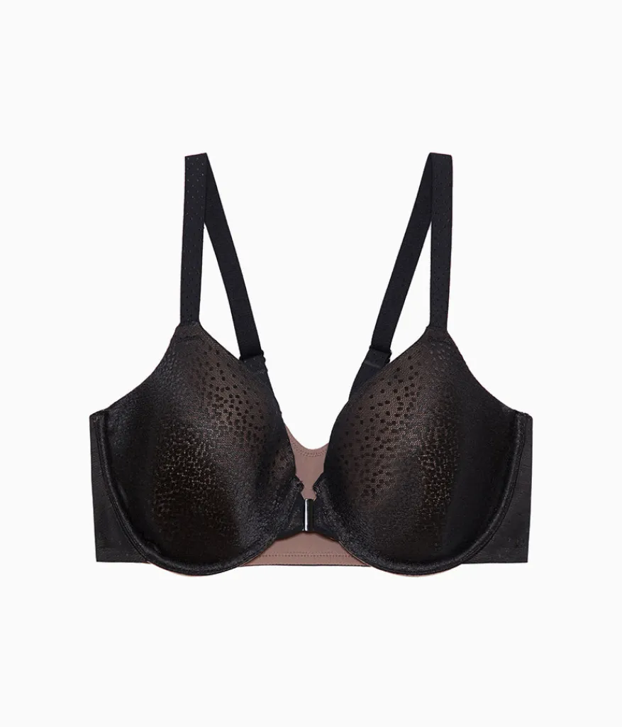 Wacoal Full Figure|T-Shirt * Back Appeal® Front Close T-Shirt Bra Black