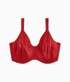 Wacoal Full Figure|Unlined * Back Appeal® H-K Cup Underwire Bra Regina Red