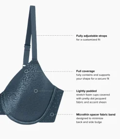 Wacoal Full Figure|T-Shirt * Back Appeal® T-Shirt Bra Dark Slate