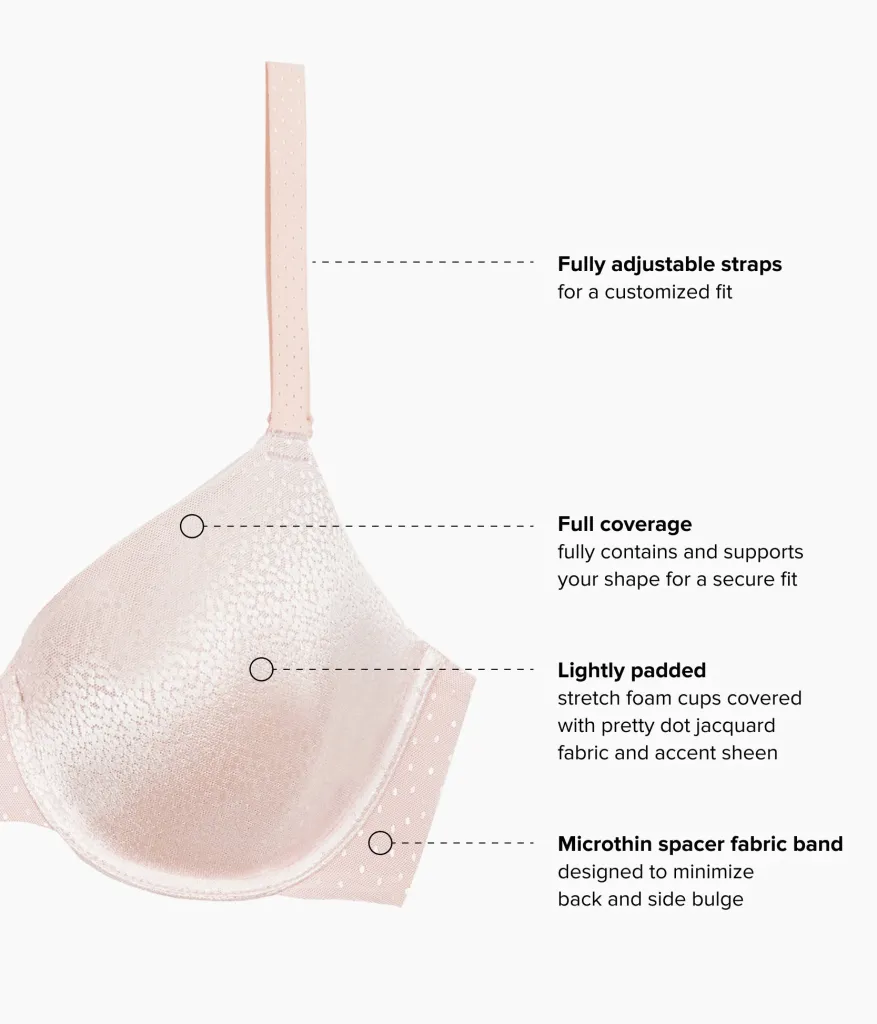 Wacoal Full Figure|T-Shirt * Back Appeal® T-Shirt Bra Rose Dust