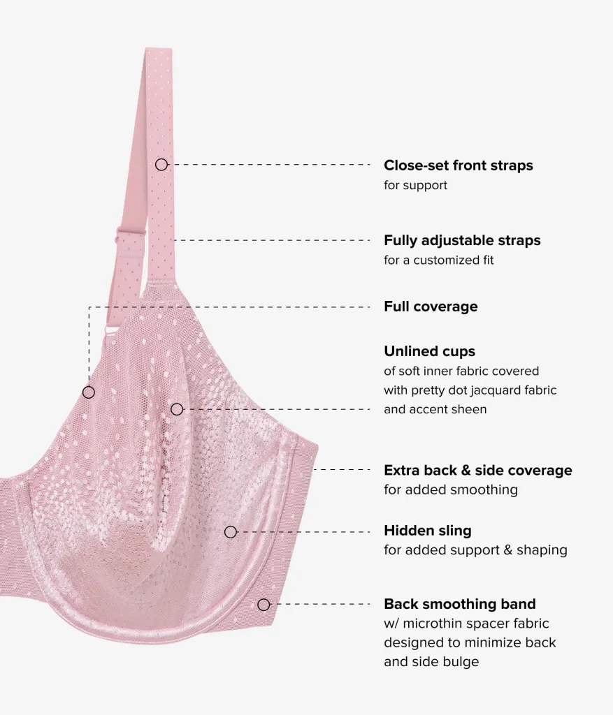 Wacoal Full Figure|Unlined * Back Appeal® Underwire Bra Lilas