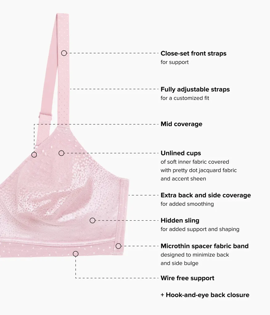 Wacoal Full Figure|Seamless * Back Appeal® Wire Free Bra Lilas