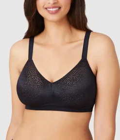 Wacoal Full Figure|Seamless * Back Appeal® Wire Free Bra Black