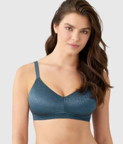 Wacoal Full Figure|Seamless * Back Appeal® Wire Free Bra Dark Slate