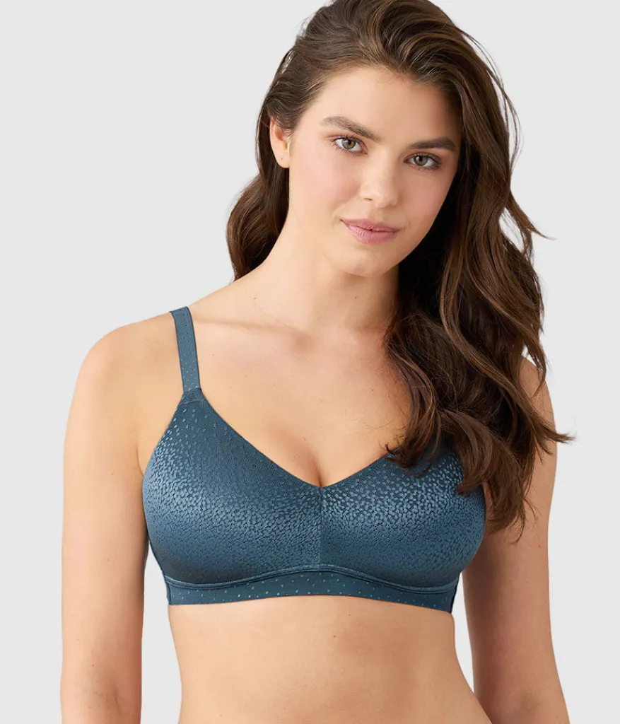 Wacoal Full Figure|Seamless * Back Appeal® Wire Free Bra Dark Slate