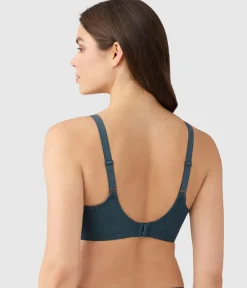 Wacoal Full Figure|Seamless * Back Appeal® Wire Free Bra Dark Slate