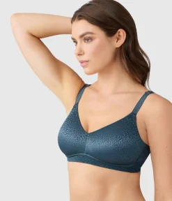 Wacoal Full Figure|Seamless * Back Appeal® Wire Free Bra Dark Slate