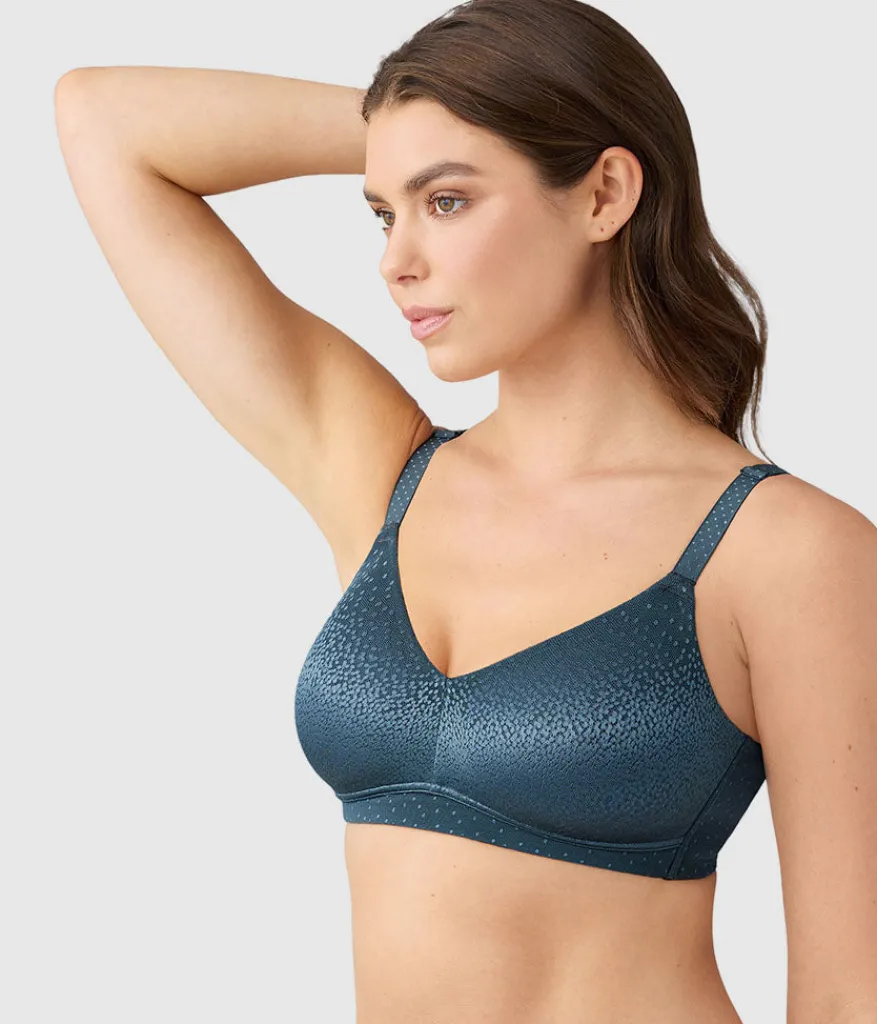 Wacoal Full Figure|Seamless * Back Appeal® Wire Free Bra Dark Slate