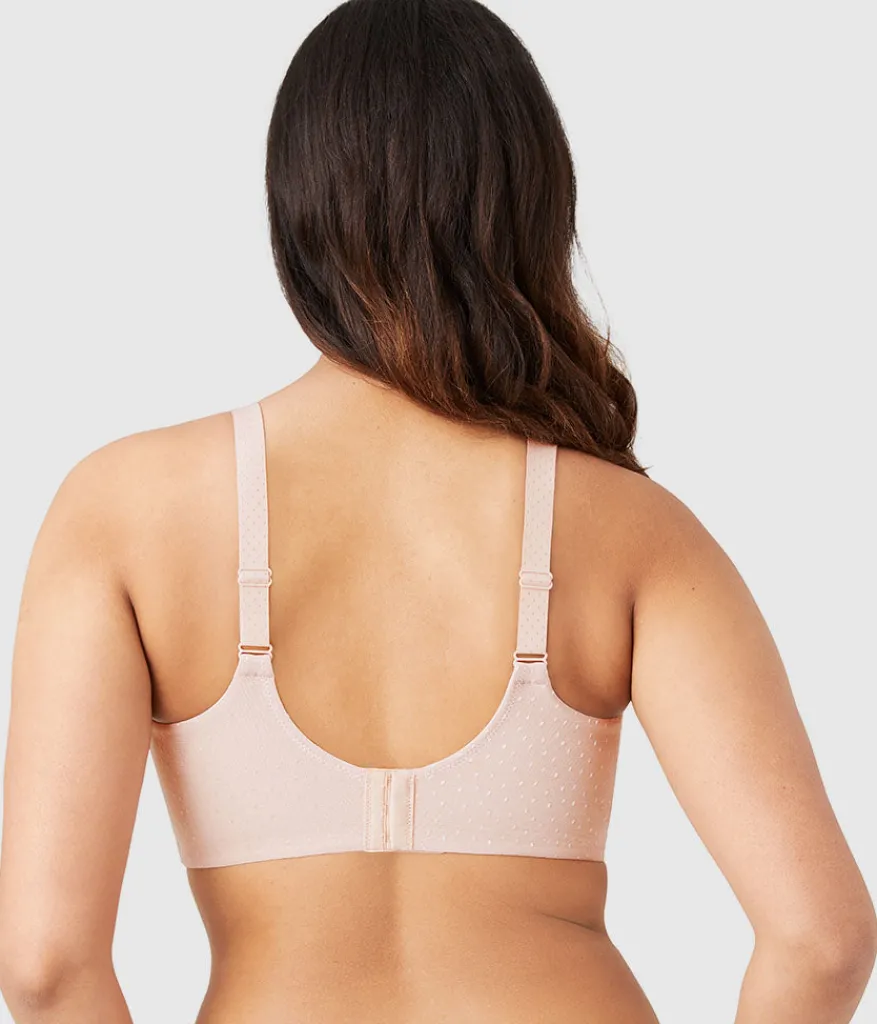 Wacoal Full Figure|Unlined * Back Appeal® Wire Free Bra Rose Dust