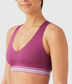 Wacoal Bralettes|Unlined * b.active Racerback port Braette Raspberry Coulis