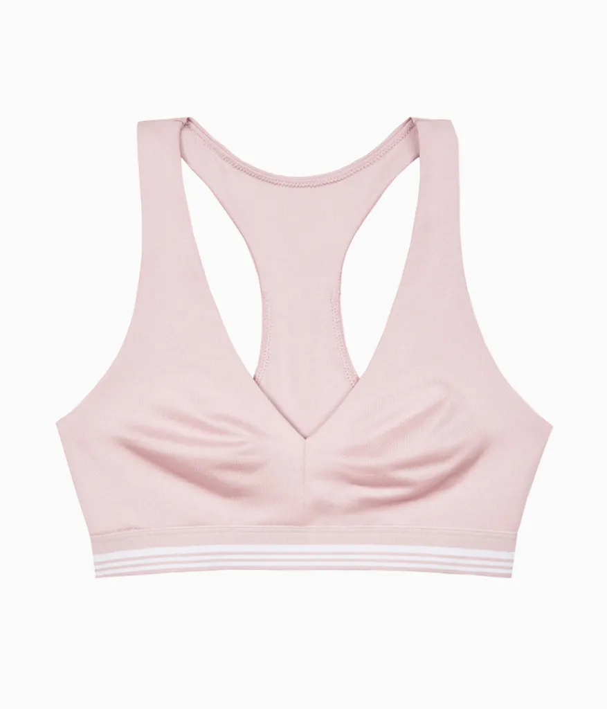 Wacoal Bralettes|Unlined * b.active Racerback port Braette Blush Pink