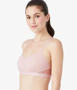 Wacoal Bralettes|Unlined * b.active port Braette Blush Pink