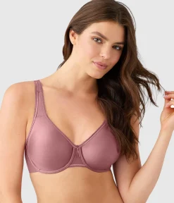 Wacoal Full Figure|Unlined * Basic Beauty Full Figure Seamless Underwire Bra Rose Brown