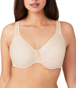 Wacoal Full Figure|Unlined * Basic Beauty Full Figure Seamless Underwire Bra Sand
