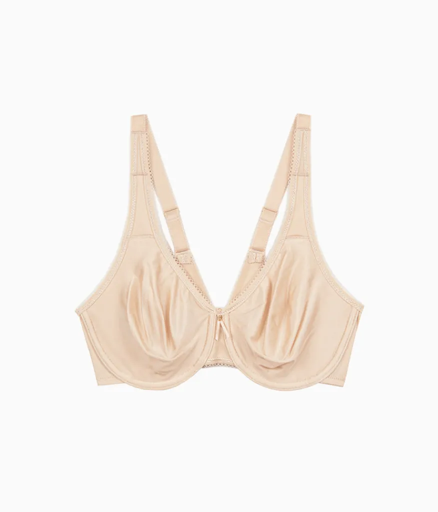 Wacoal Full Figure|Unlined * Basic Beauty Full Figure Seamless Underwire Bra Sand