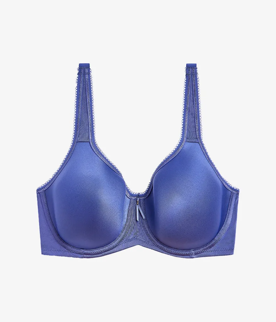 Wacoal Full Figure|T-Shirt * Basic Beauty Spacer Underwire T-Shirt Bra Skipper Blue