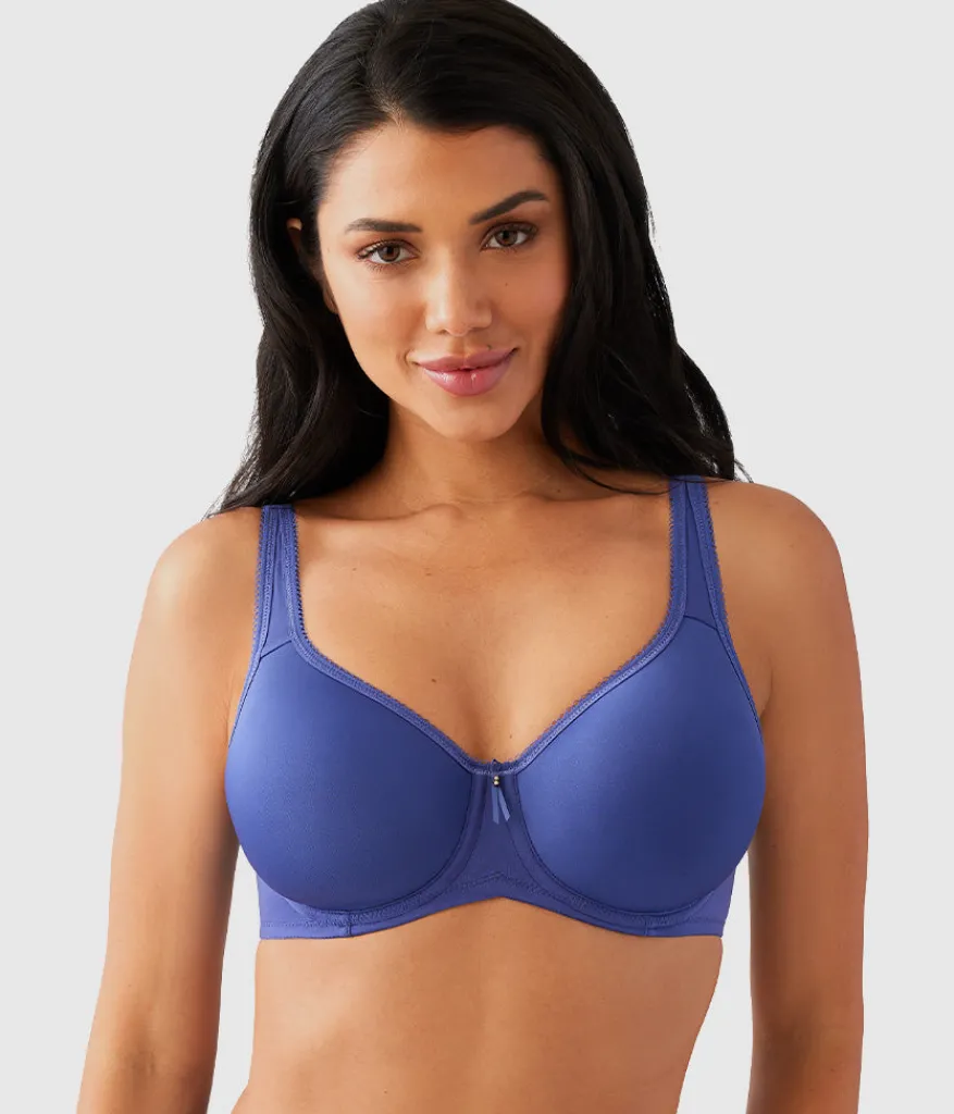 Wacoal Full Figure|T-Shirt * Basic Beauty Spacer Underwire T-Shirt Bra Skipper Blue