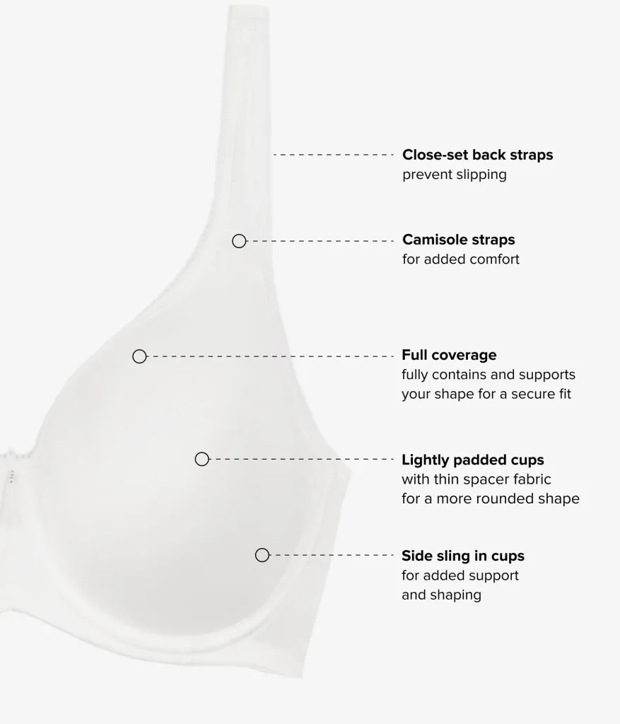 Wacoal Full Figure|T-Shirt * Basic Beauty Spacer Underwire T-Shirt Bra White