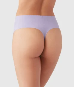 Wacoal Thong * b.bare Hi-Wait Thong Lavender Gray