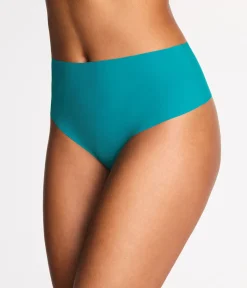 Wacoal Thong * b.bare Hi-Wait Thong Deep Lake