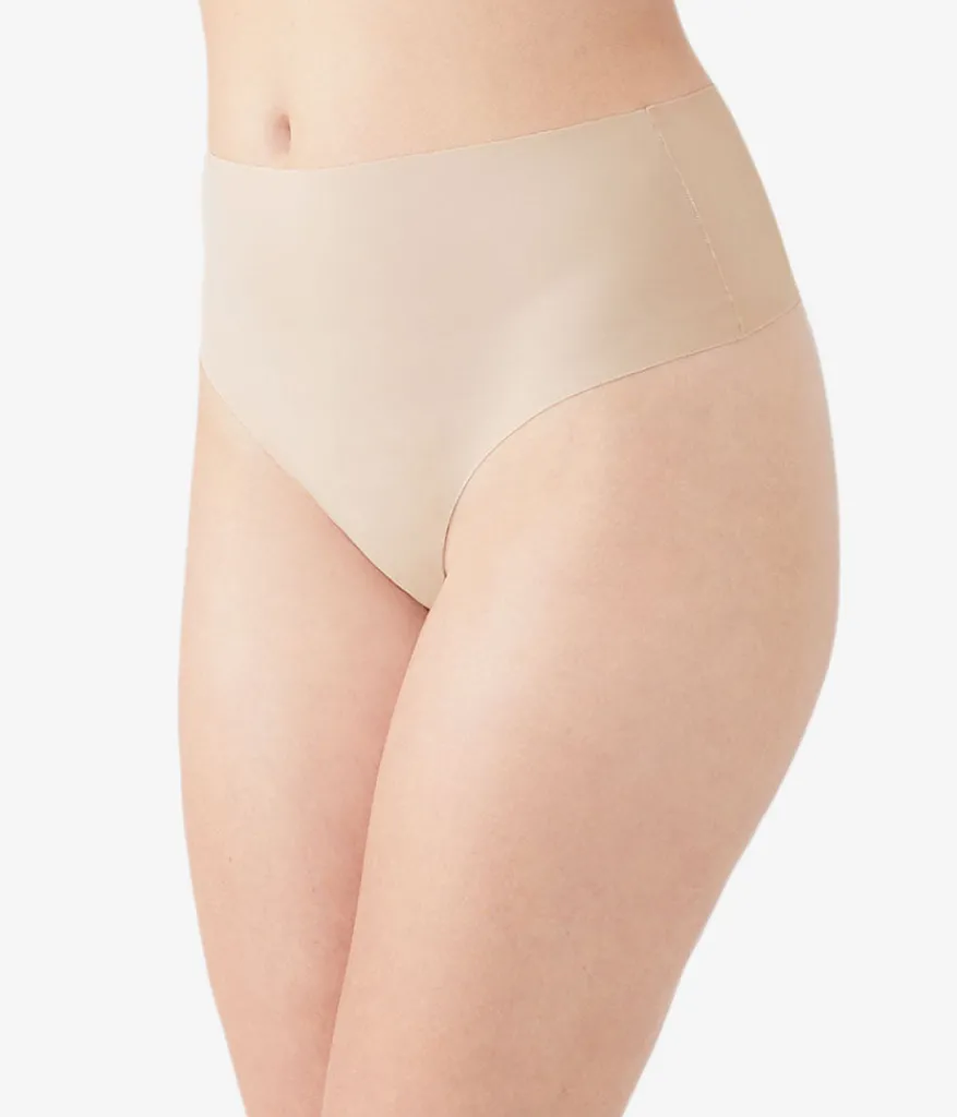 Wacoal Thong * b.bare Hi-Wait Thong Au Natural