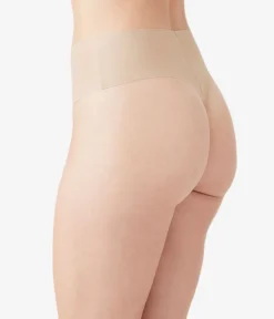Wacoal Thong * b.bare Hi-Wait Thong Au Natural