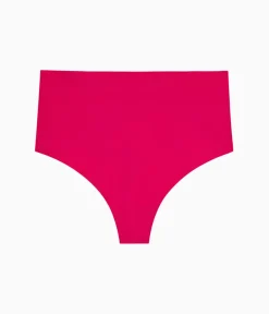 Wacoal Thong * b.bare Hi-Wait Thong Cerise