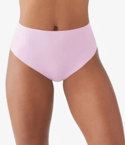 Wacoal Thong * b.bare Hi-Wait Thong Dawn Pink