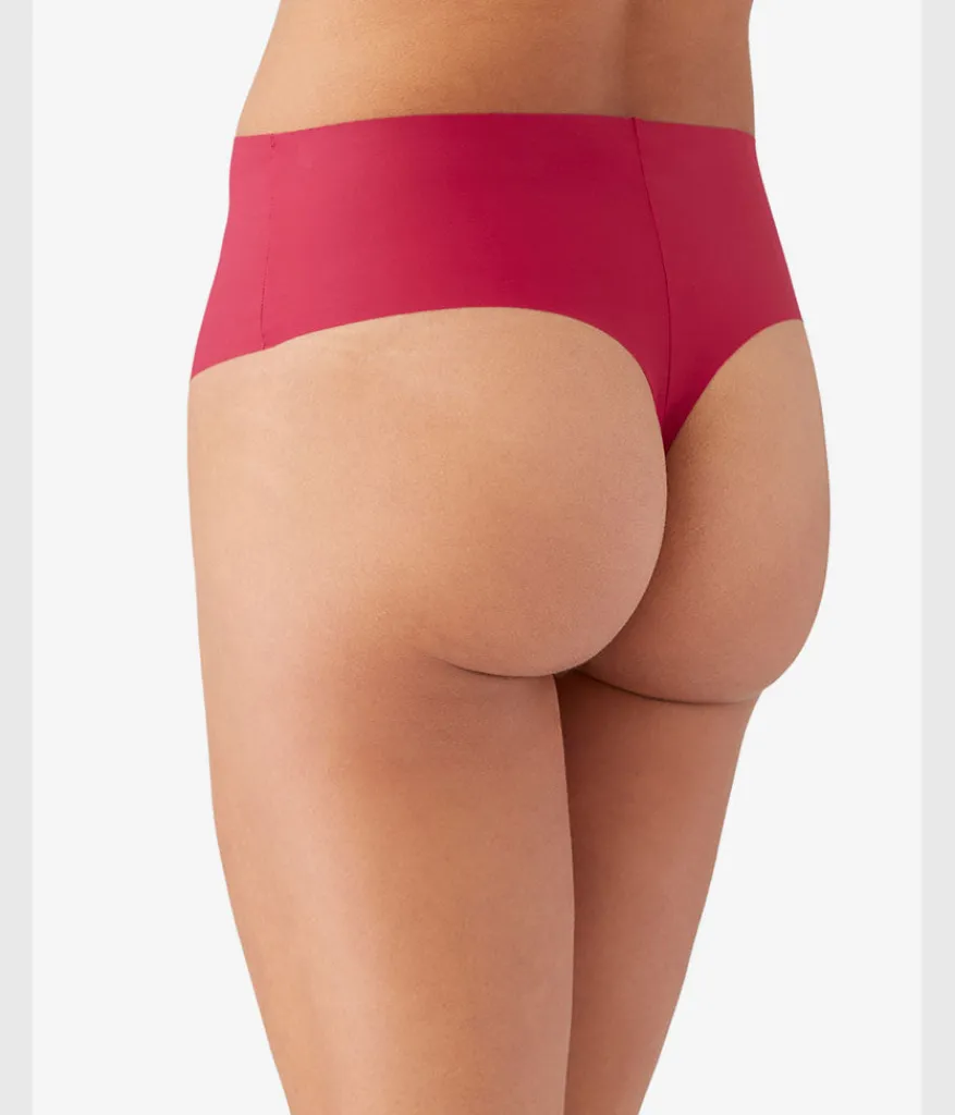 Wacoal Thong * b.bare Hi-Wait Thong Persian Red