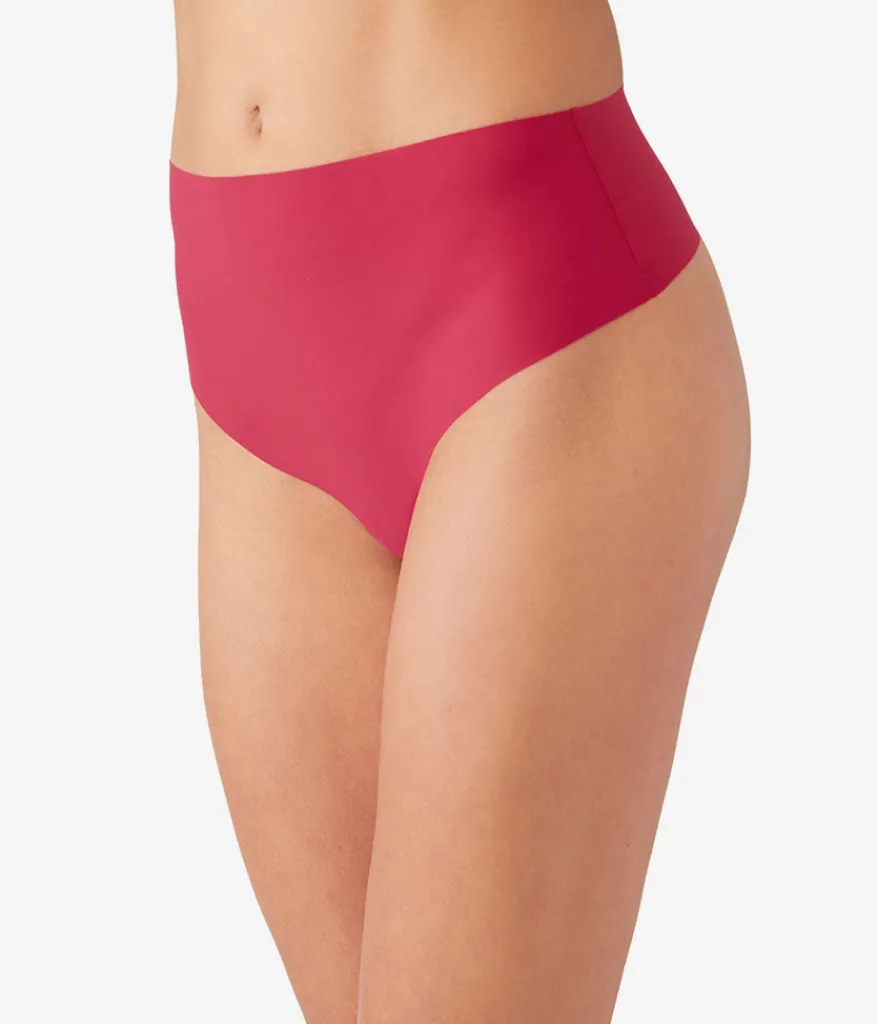 Wacoal Thong * b.bare Hi-Wait Thong Persian Red