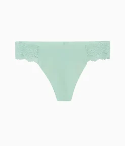 Wacoal Thong * b.bare Hi-Wait Thong Silt Green