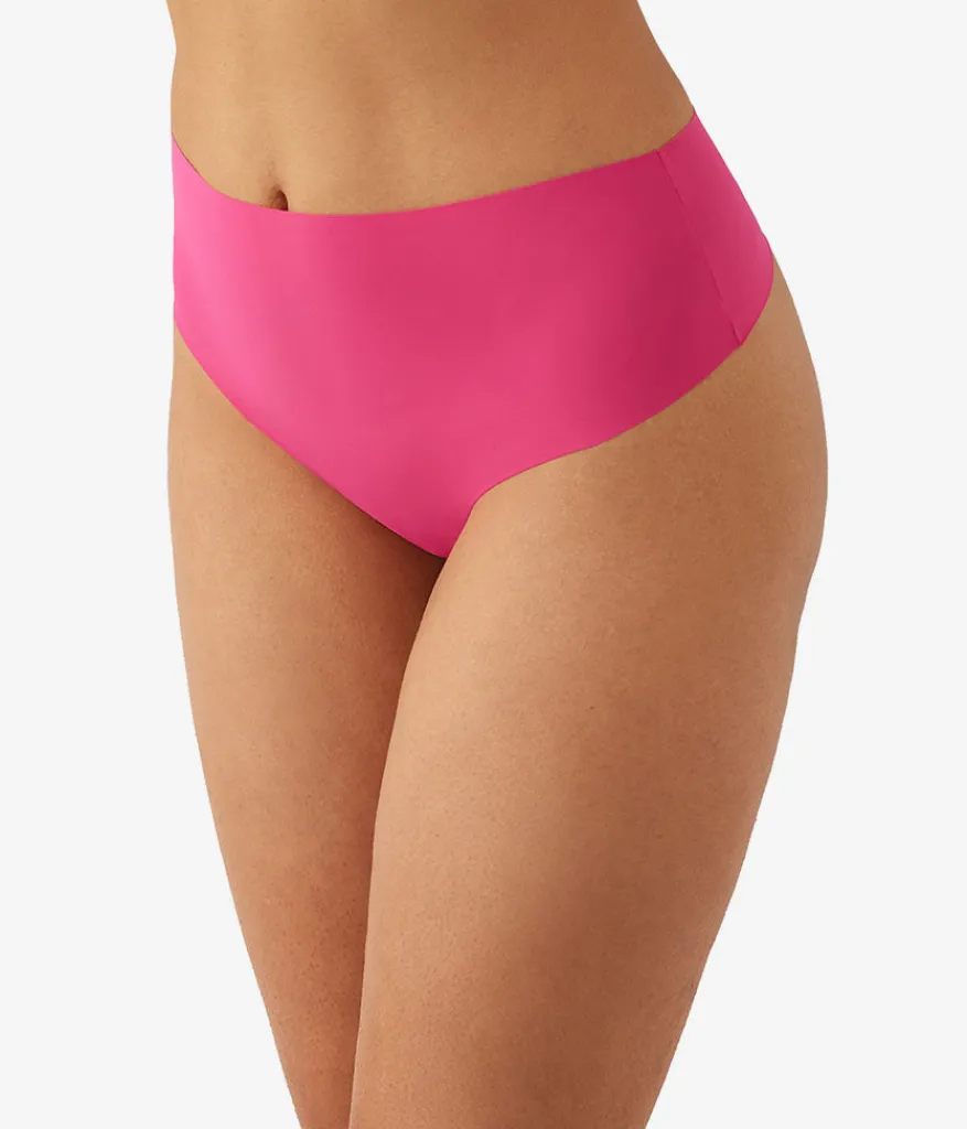 Wacoal Thong * b.bare Hi-Wait Thong Raspberry Sorbet