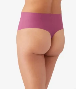 Wacoal Thong * b.bare Hi-Wait Thong Raspberry Coulis