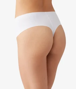 Wacoal Thong * b.bare Hi-Wait Thong White