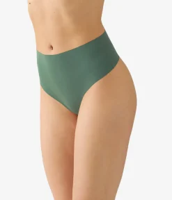 Wacoal Thong * b.bare Hi-Wait Thong Cilantro