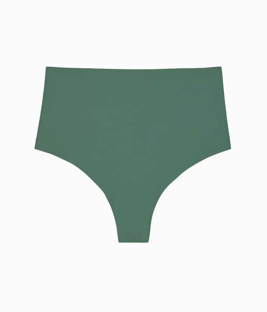 Wacoal Thong * b.bare Hi-Wait Thong Cilantro