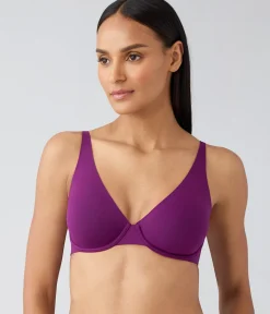 Wacoal Unlined|Seamless * Better Than Braless™ Underwire Bra Dark Purple