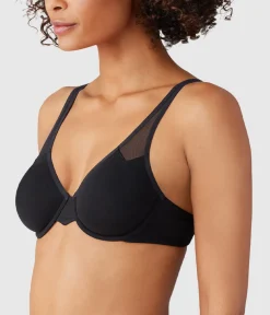 Wacoal Underwire|Racerback/Convertible * Body by 2.0 Underwire Bra Black