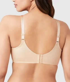 Wacoal Full Figure|Unlined * Bodysuede Ultra Full Figure Seamless Underwire Bra Sand