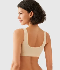 Wacoal Unlined|Bralettes * B-Smooth® Front Close Bralette Sand