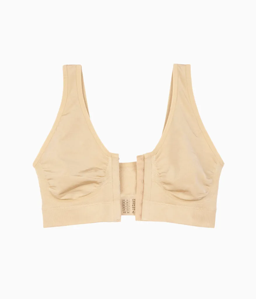 Wacoal Unlined|Bralettes * B-Smooth® Front Close Bralette Sand
