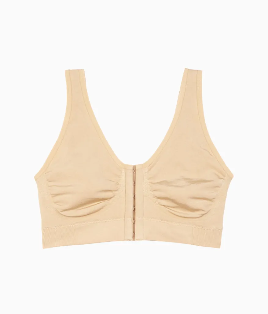 Wacoal Unlined|Bralettes * B-Smooth® Front Close Bralette Sand